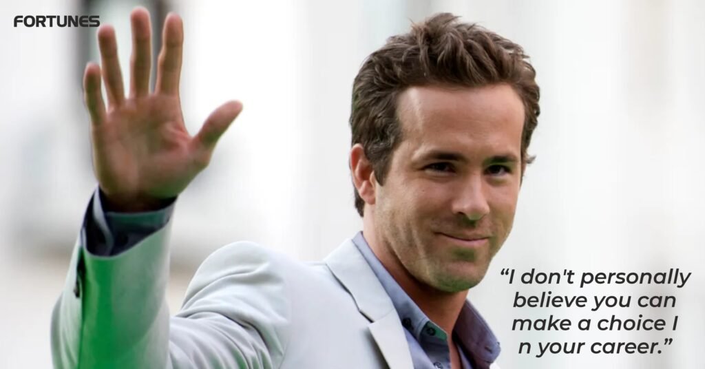 Inspirational Quote by Ryan Reynolds