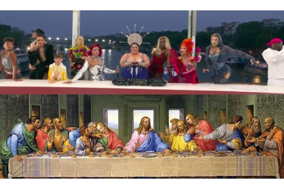 Paris Olympics 2024 the last supper mocking