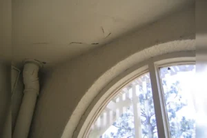 fixing a cracked ceiling