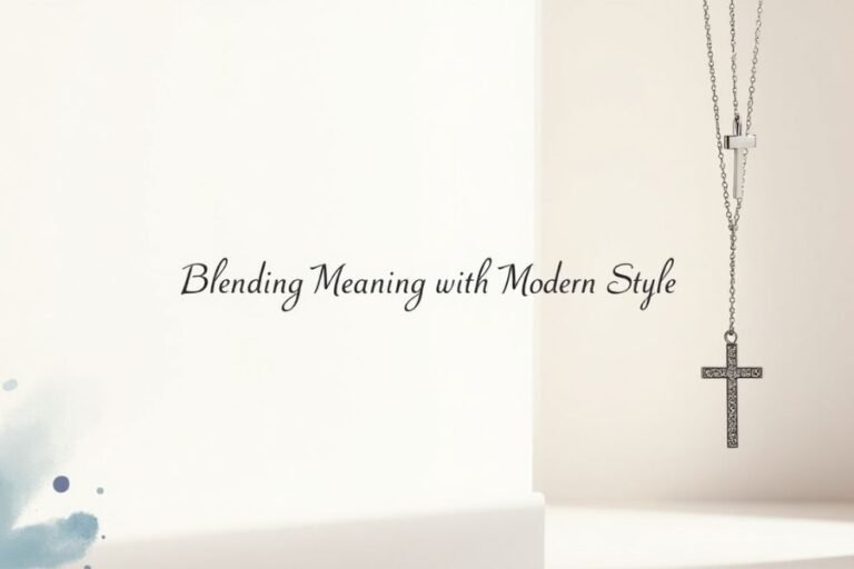 How the Dual Cross Necklace Is Blending Meaning with Modern Style