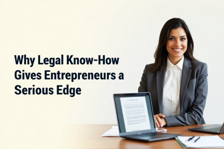 Why Legal Know-How Gives Entrepreneurs a Serious Edge
