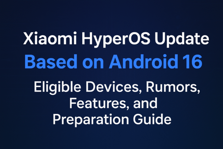 Xiaomi HyperOS update