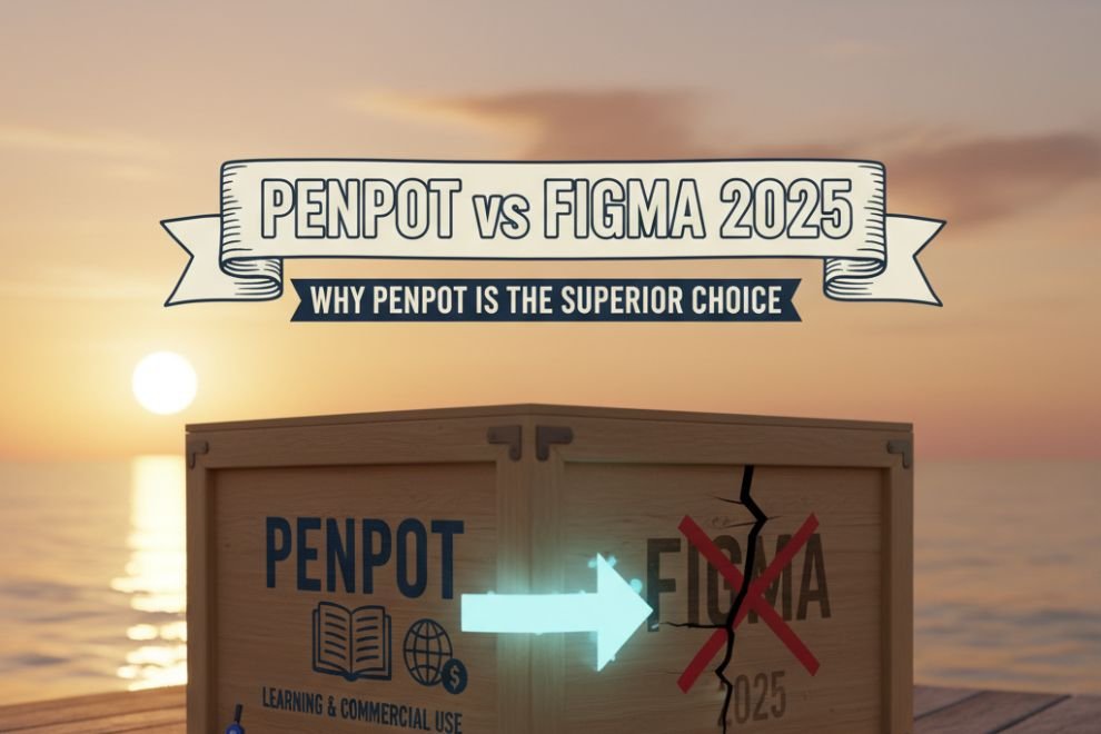 Penpot vs Figma 2025: Why Penpot is the Superior Choice for Learning and Commercial Use