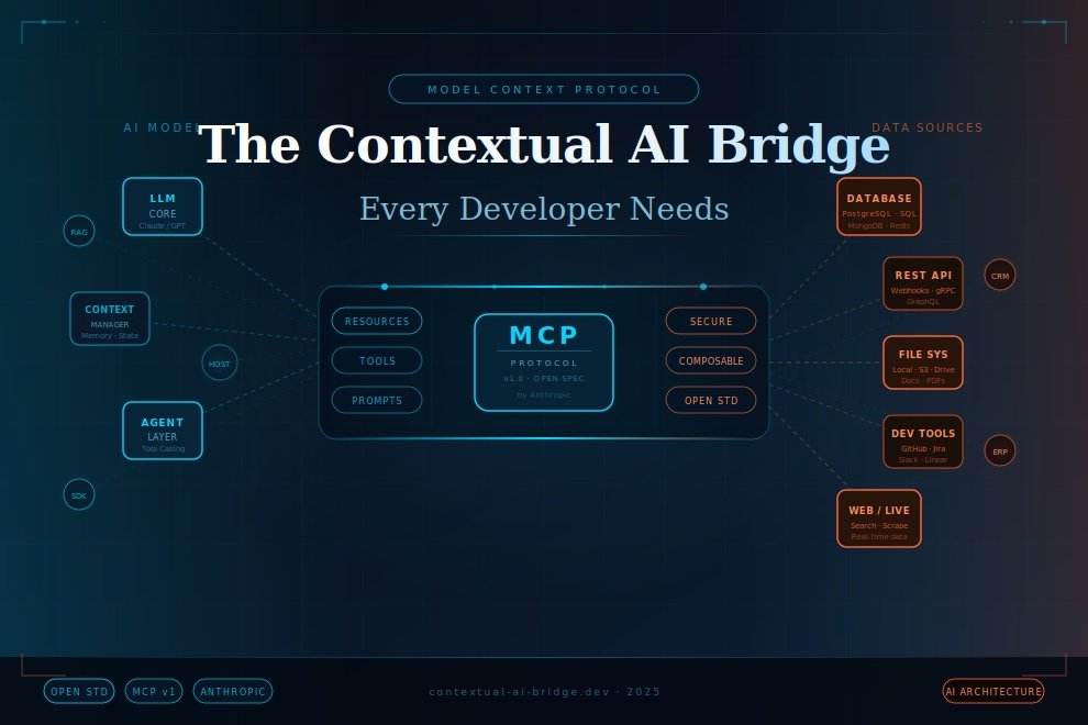 Model Context Protocol (MCP): The Contextual AI Bridge That Finally Connects AI to the Real World